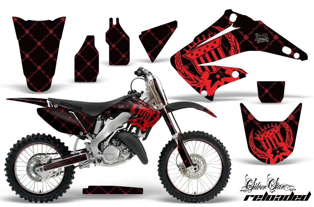 Honda CR 125 250 02 09 Graphics Kit SSR RB NPs